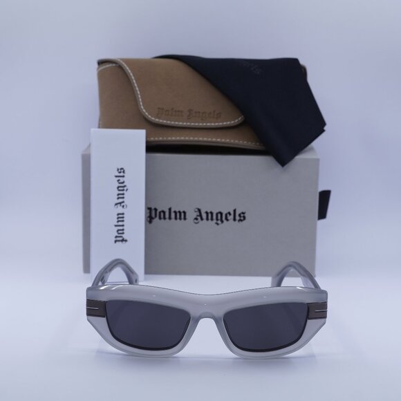 Palm Angels PERI10E CLAIRE 0907 Cat Eye Sunglasses - Grey/Dark Grey - Picture 2 of 9